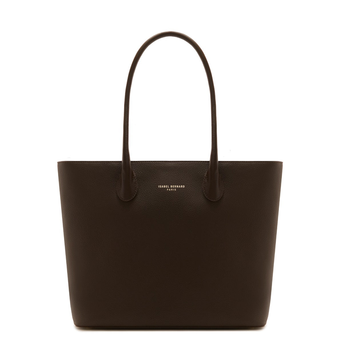 Isabel Bernard Honoré Lysanne Brown Calfskin Leather Shopper IB25089
