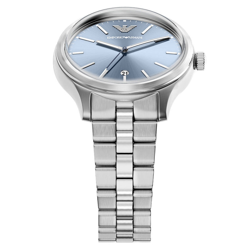 Emporio Armani Round Blue Dial Watch AR11748-zoom-