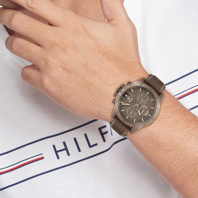 Tommy Hilfiger Jameson Bruine Herenhorloge TH1792196-zoom-