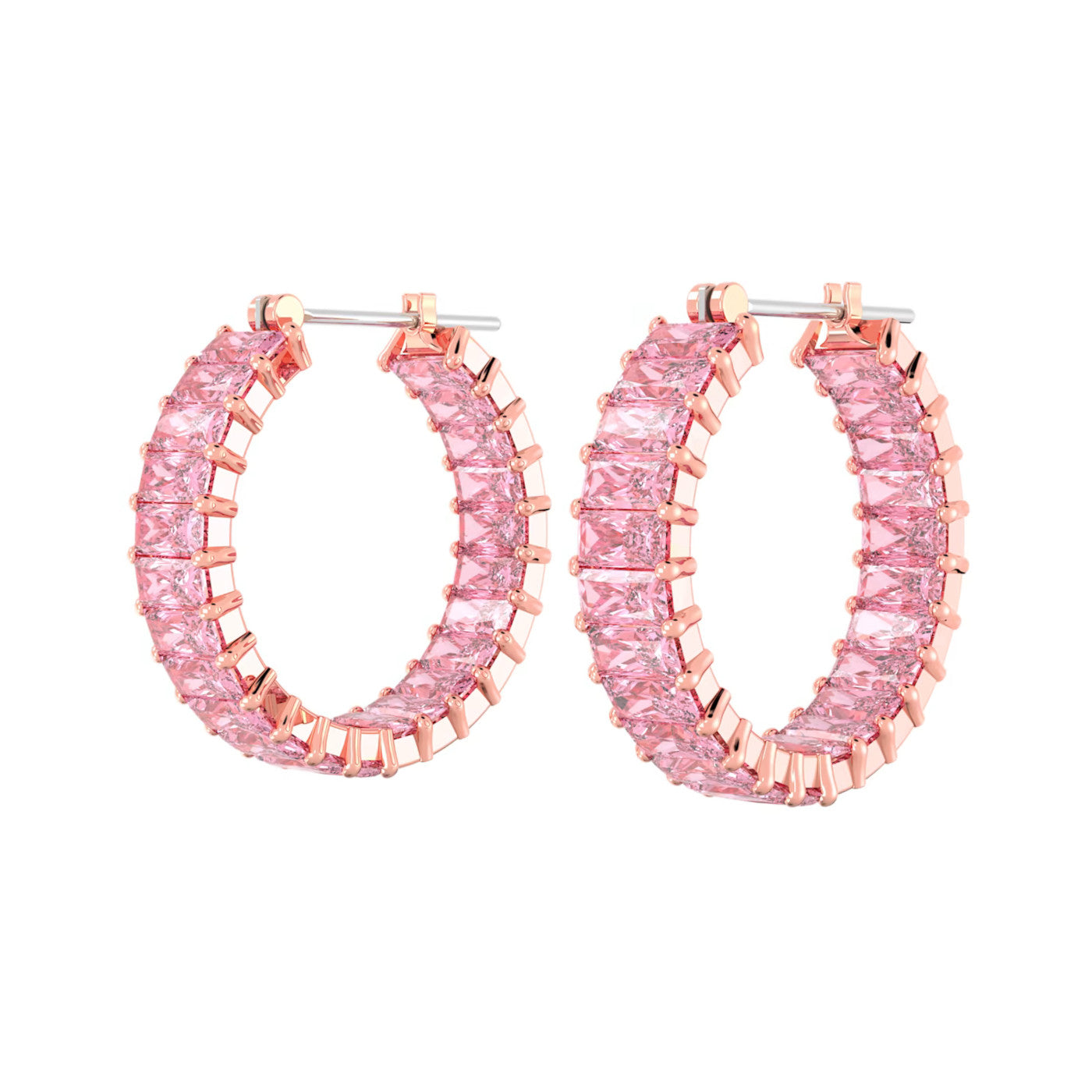 Swarovski Matrix Rose gold Earrings 5657726