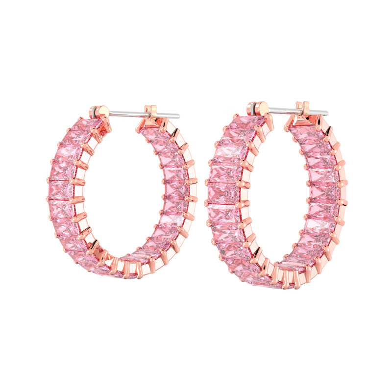 Swarovski Matrix Rosegold coloured Earrings 5657726-zoom-