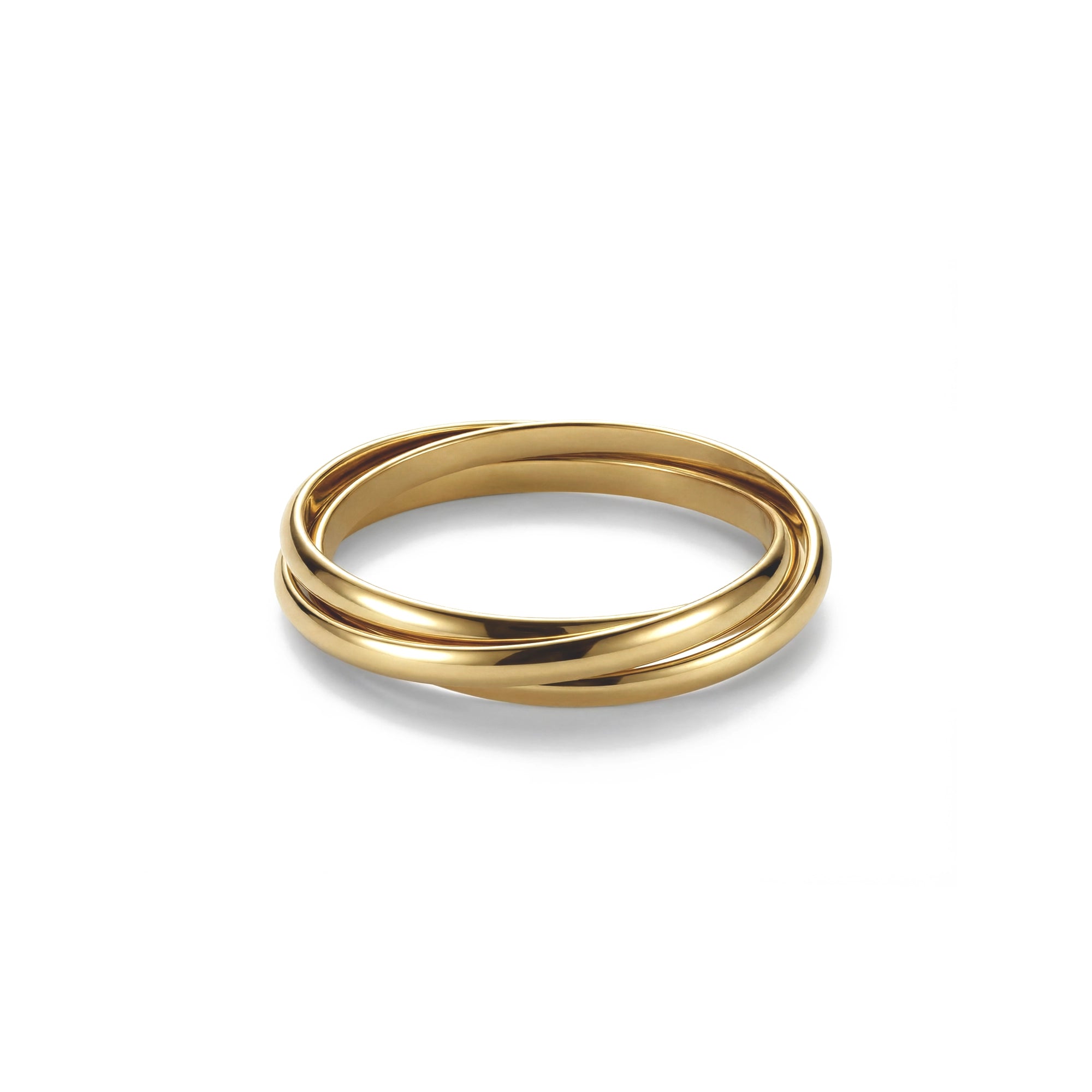 Isabel Bernard Rivoli Méline 14 Carat Golden Trinity Ring IB330078-60
