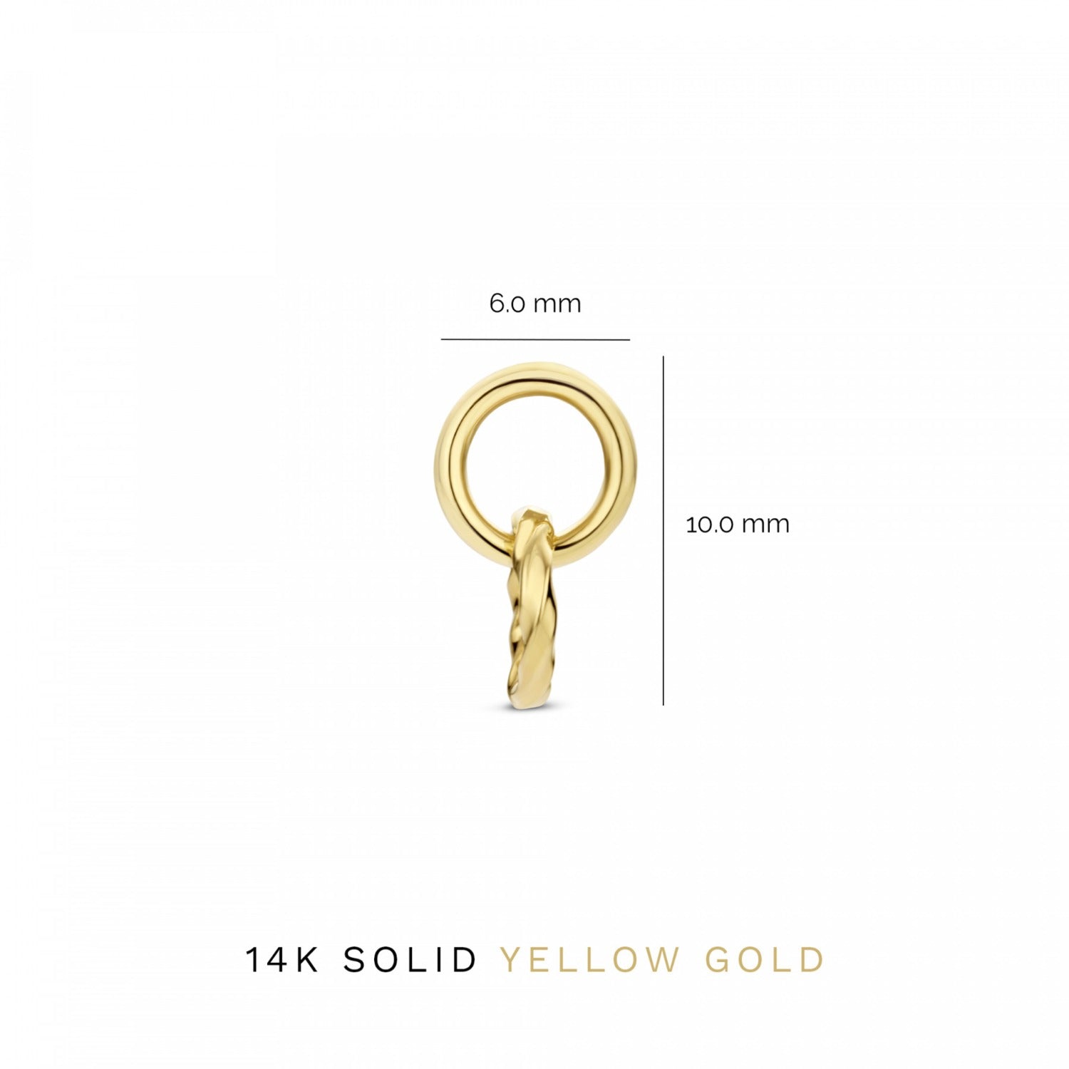 Isabel Bernard Rivoli Lisan 14 Carat Golden Drop earrings IB360183