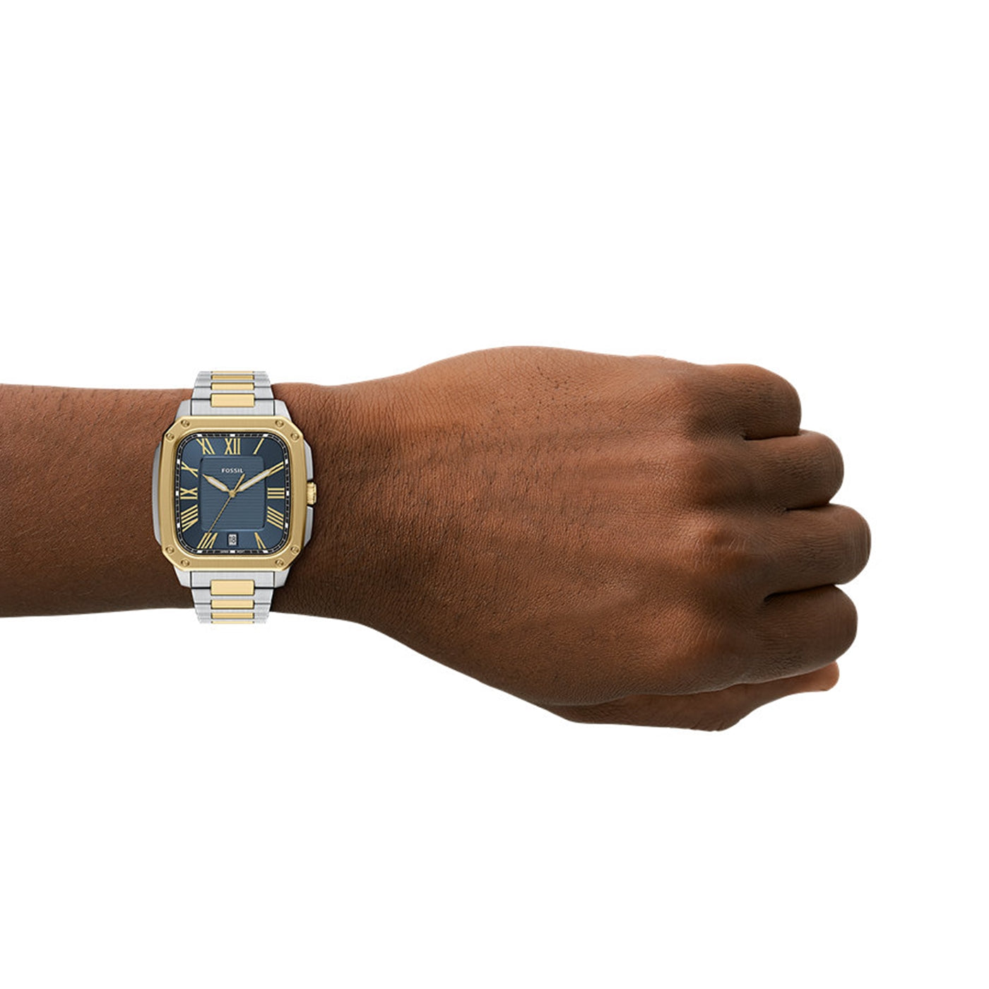 Fossil Crosby Rectangular Blue Dial Watch FS6161