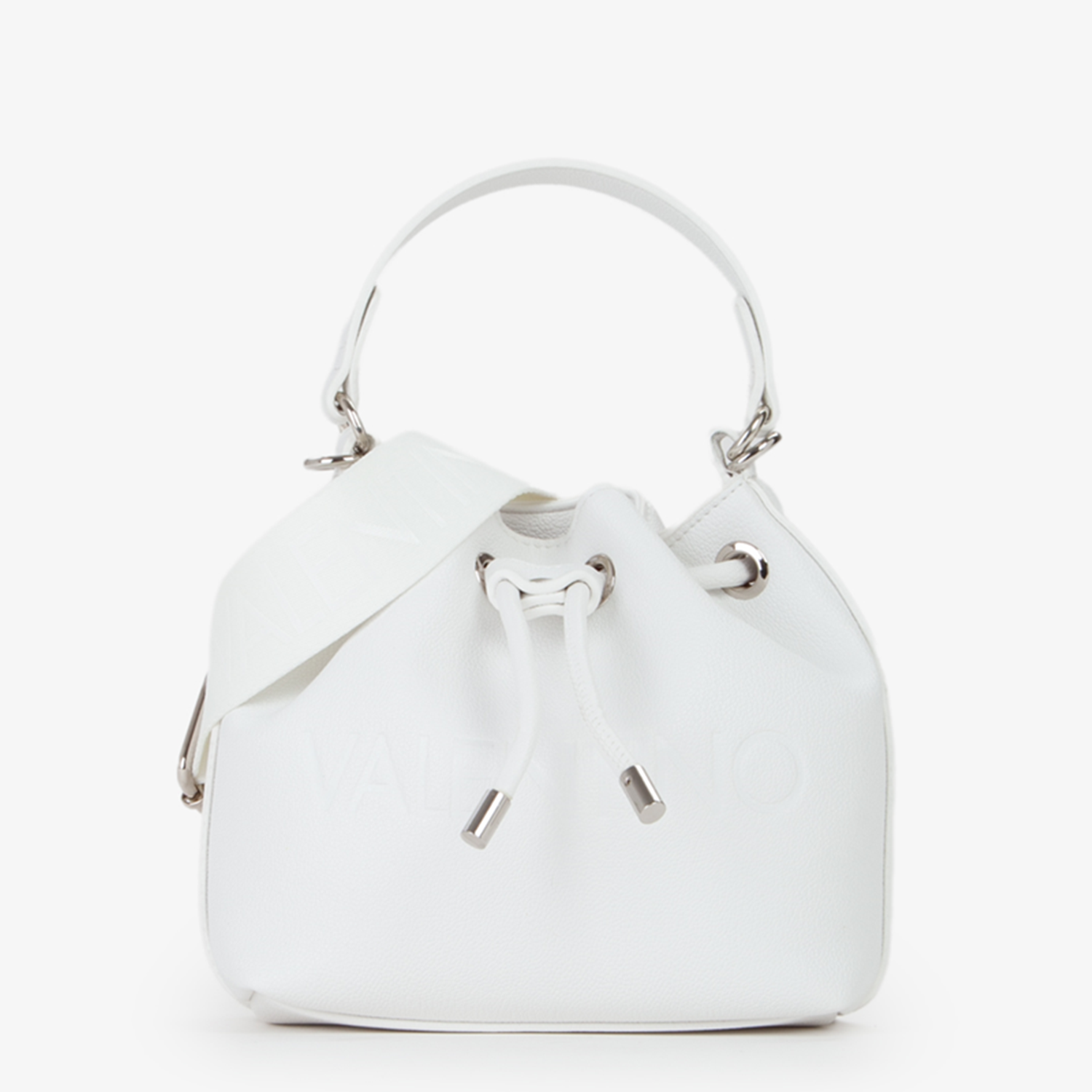 Valentino Bags Syria Re White Shoulder Bag VBS8YH34BIANCO