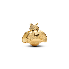 Pandora Moments Gold Plated Textured Bee Mini Charm 764524C00