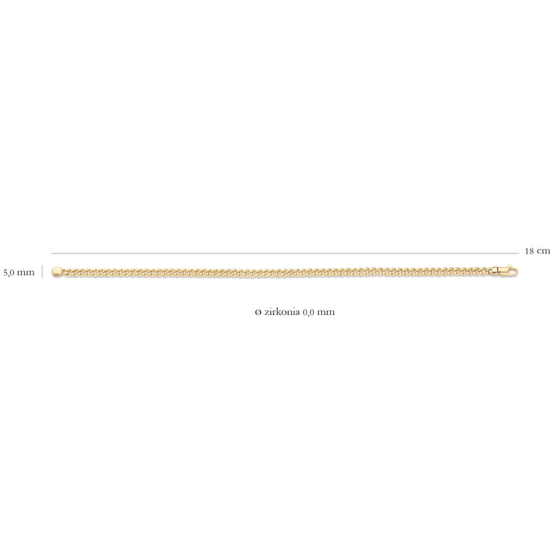 Blush 14 Karaat Gouden Armband 2165YGO-zoom-