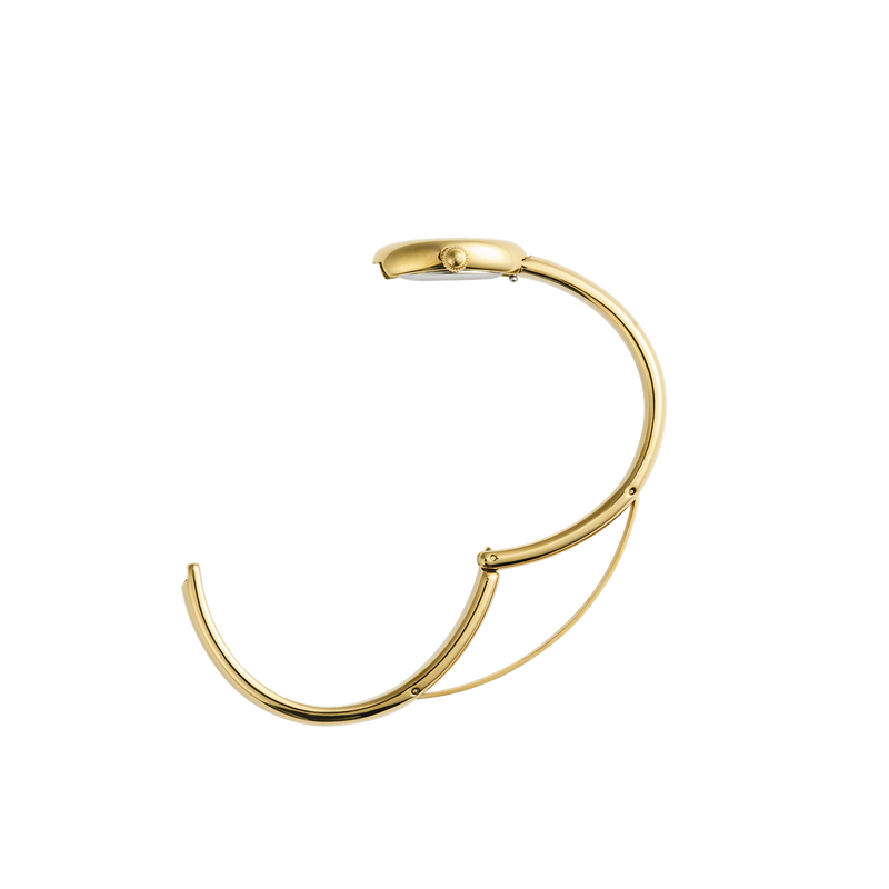 Mockberg Belle Oval Petite Gold Large Bangle Women's Watch MB1771-zoom-