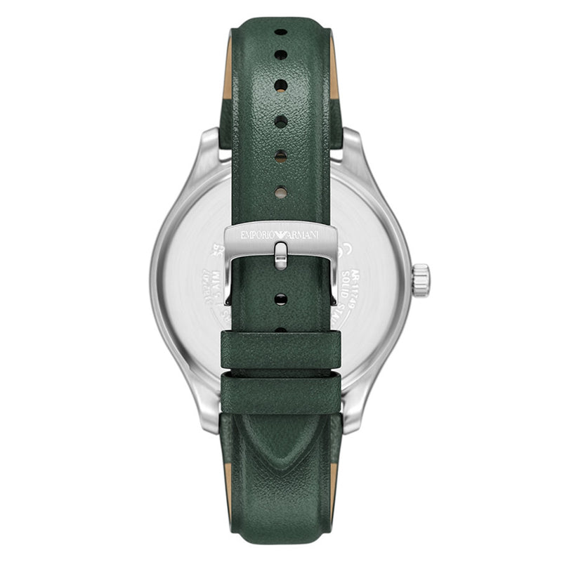 Emporio Armani Round Green Dial Watch AR11749-zoom-