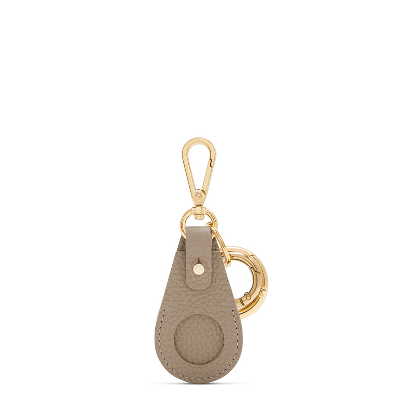 Isabel Bernard Honoré Filou Taupe Kalfsleren Airtag Sleutelhanger IB66000-078-zoom-