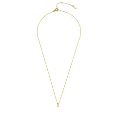 Isabel Bernard De la Paix Christine 14 Carat Golden Necklace | diamond 0.10 ct | IBD350003