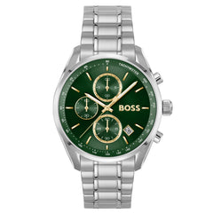 Hugo Boss Grand Prix 40 Silver Men's Watch HB1514265