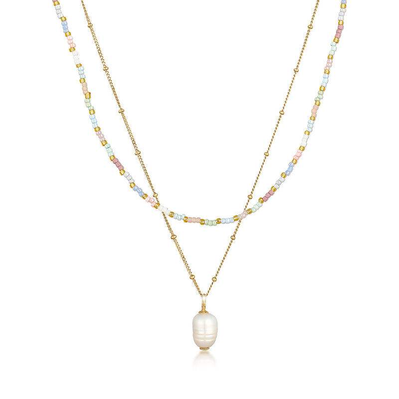 Elli 925 Sterling Silver Layered with Pearl 2004-BF-0008209-001-zoom-