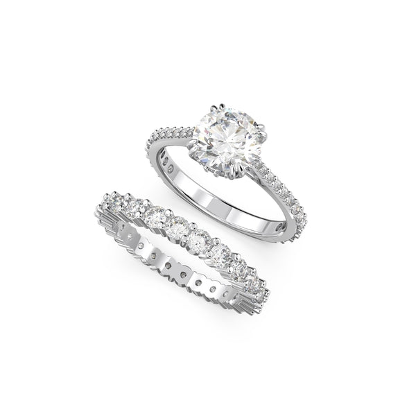 Swarovski Constella Zilverkleurige Ringen Set 5649215/CFG