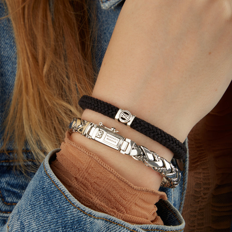 Buddha to Buddha Heritage 925 Sterling Zilveren George Texture Armband BTB128-D-zoom-