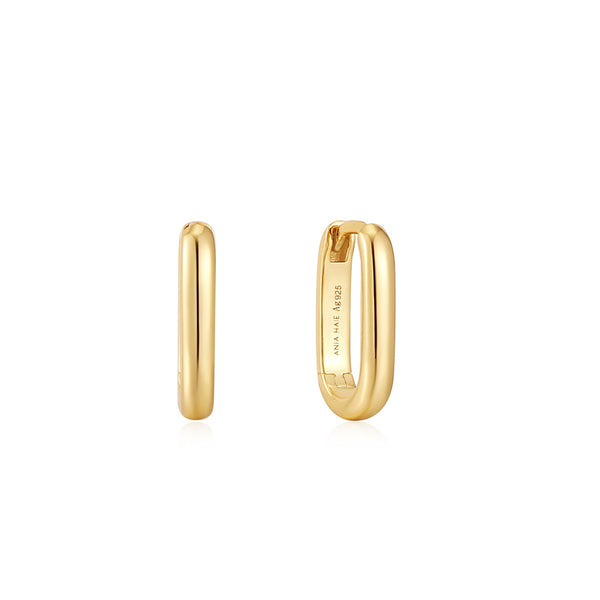 Ania Haie Pop Charms 925 Sterling Silver Gold-coloured Earrings AH-E048-04G