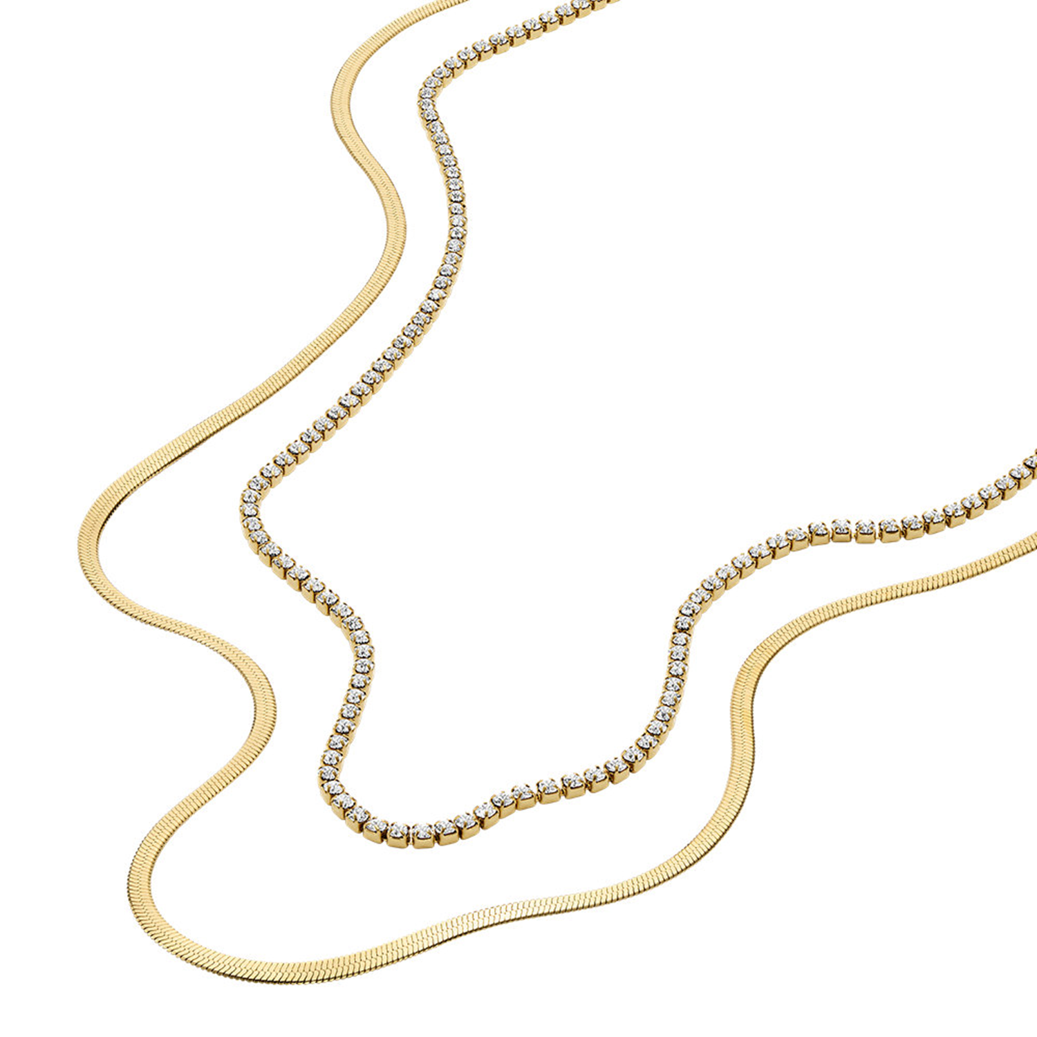 Fossil Ellis Stainless Steel Necklace JF04939710