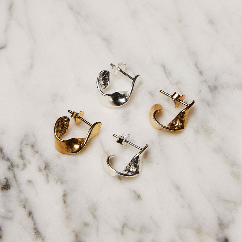 ENAMEL Copenhagen Daia 925 Sterling Zilveren Oorbellen Met Gouden Plating E343GM-zoom-