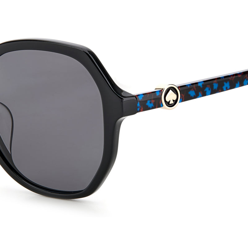 Kate Spade New York Lourdes Zwarte Zonnebril 2041343H257M9-zoom-