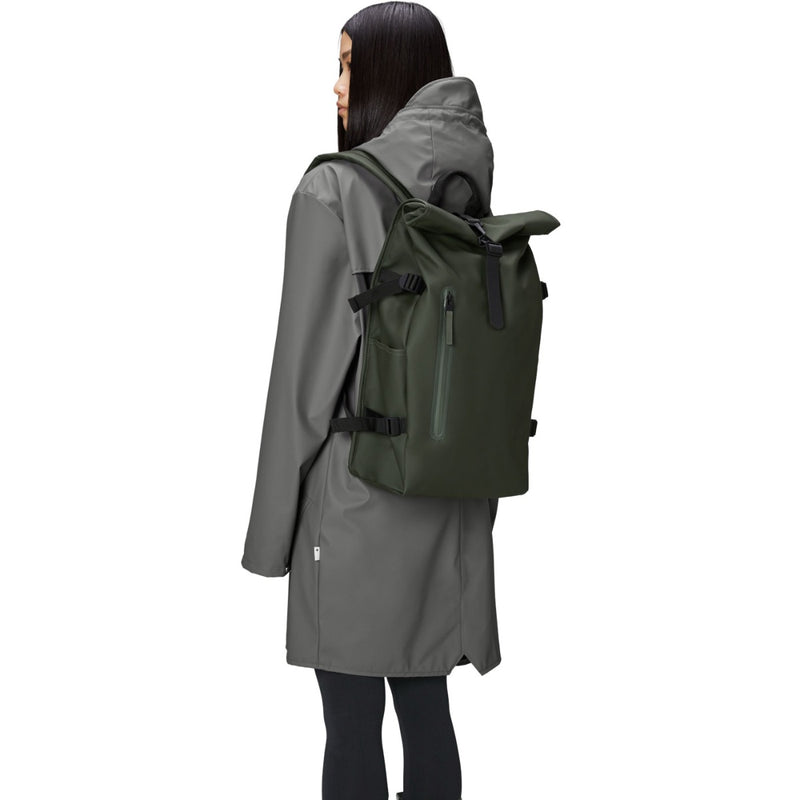 Rains Rolltop Green Backpack R14590-03-zoom-