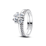 Pandora Timeless Sprankelende Geluksklaver Splitsbare Ring 194507C01-50