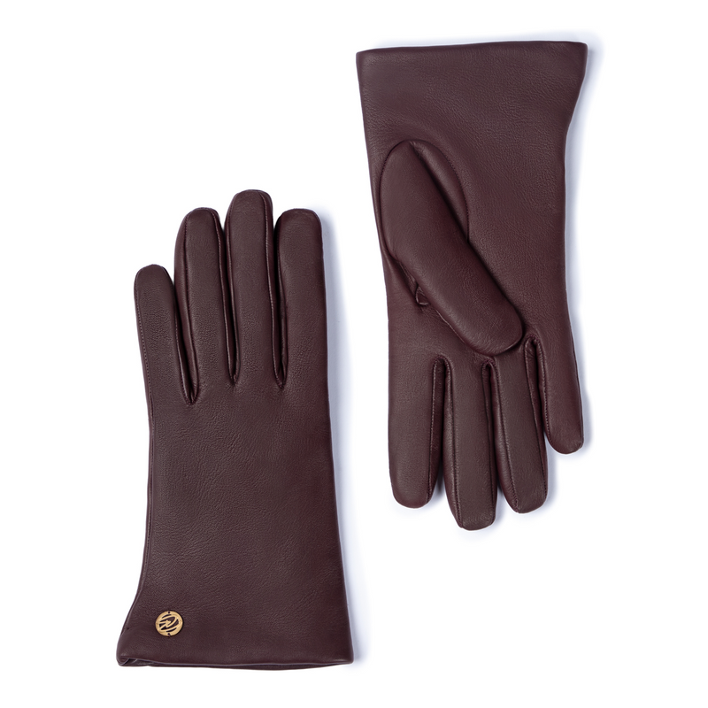 Isabel Bernard Isabel Bernard Honoré Eleanor bordeaux leren handschoenen van geitenleer IB67000-352-7.5-zoom-
