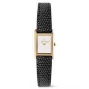 Daniel Wellington Bound Mini Black Lizard Goudkleurig Dameshorloge DW00100903