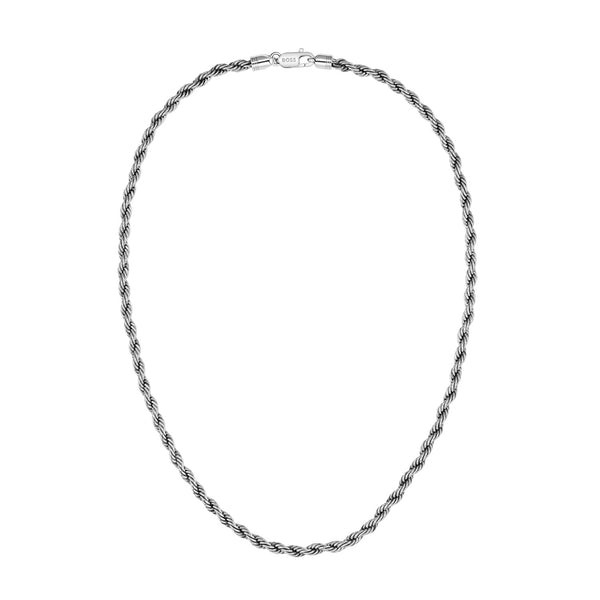 Hugo Boss Stainless Steel Silver Men's Necklace HBJ1580839