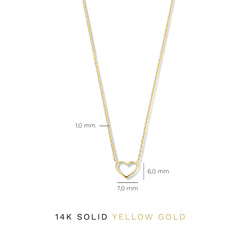 Isabel Bernard Belleville Amore 14 Carat Golden Necklace IB340138 (Length: 40.00-44.00 cm)