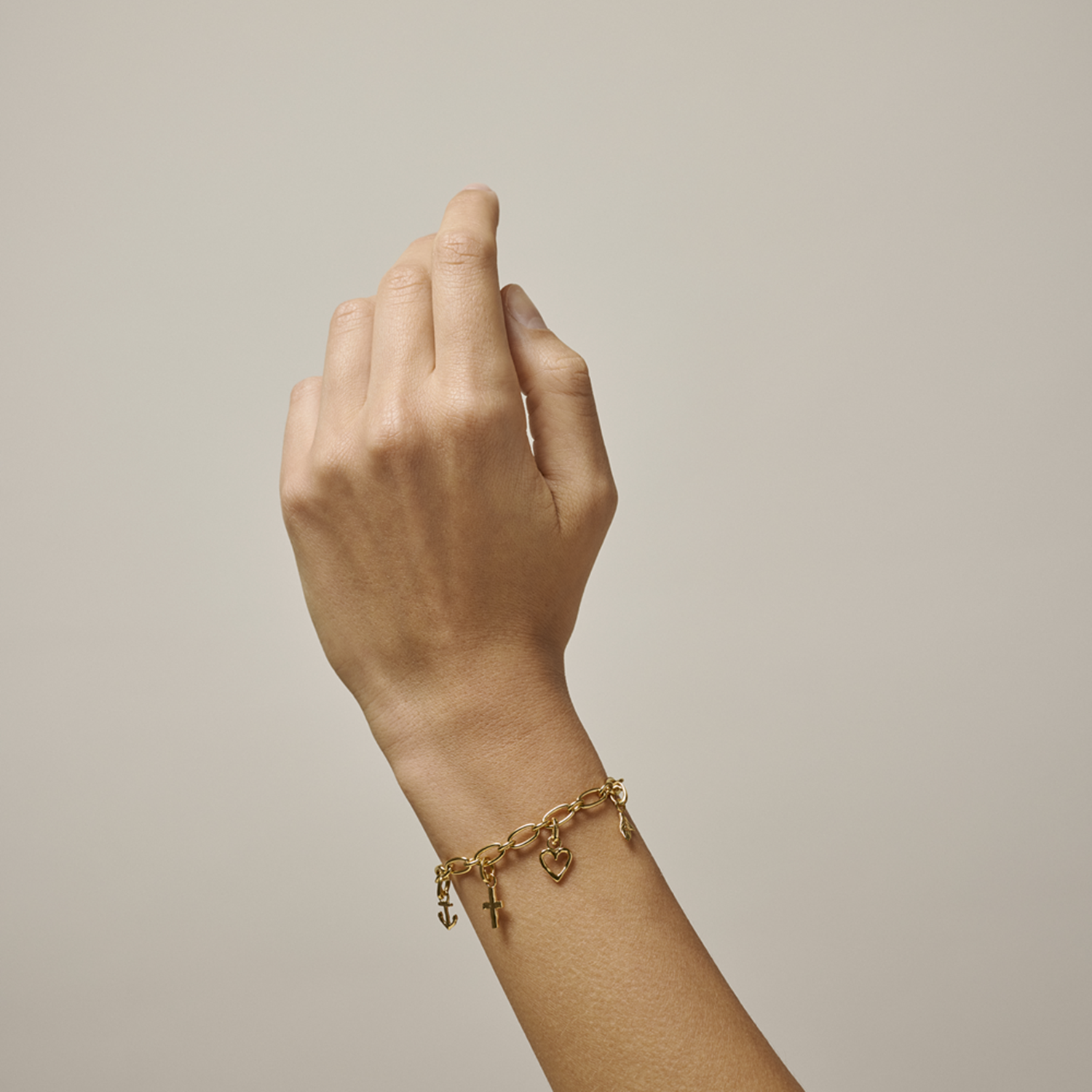 ENAMEL Copenhagen Steady Anchor Charm C014G-Gold