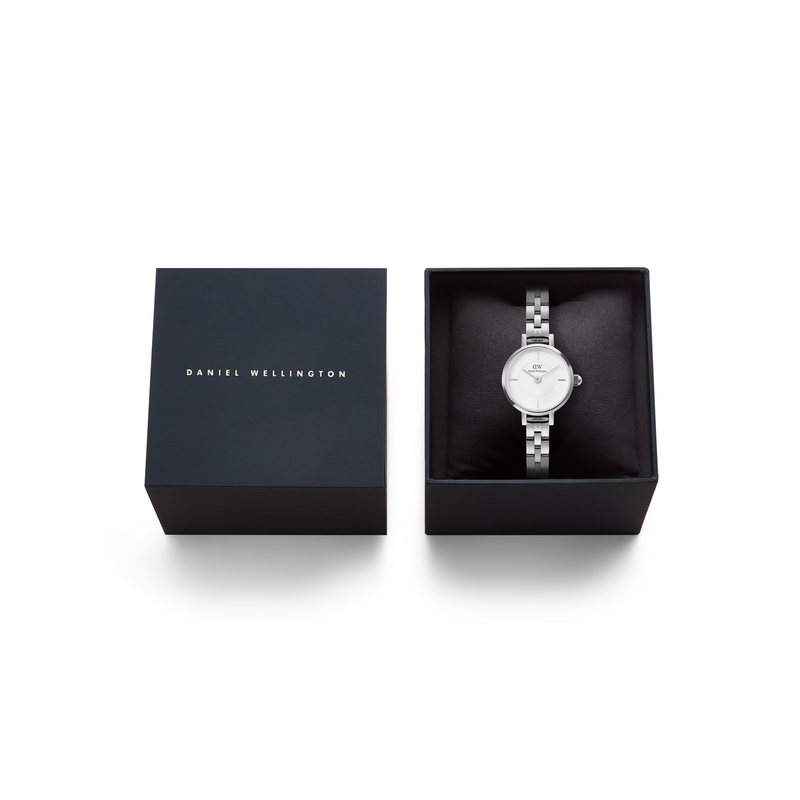 Daniel Wellington Petite & Quadro Mini Arch White Women's Watch DW00100853-zoom-