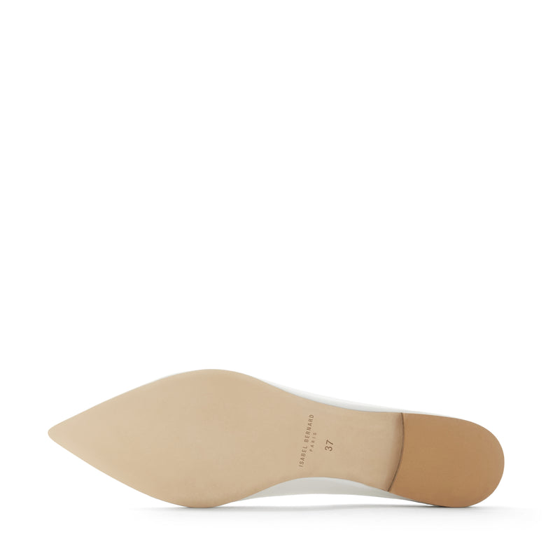 Isabel Bernard Vendôme Elita Witte Leren ballerina's van Kalfsleer IB51002-00-42-zoom-