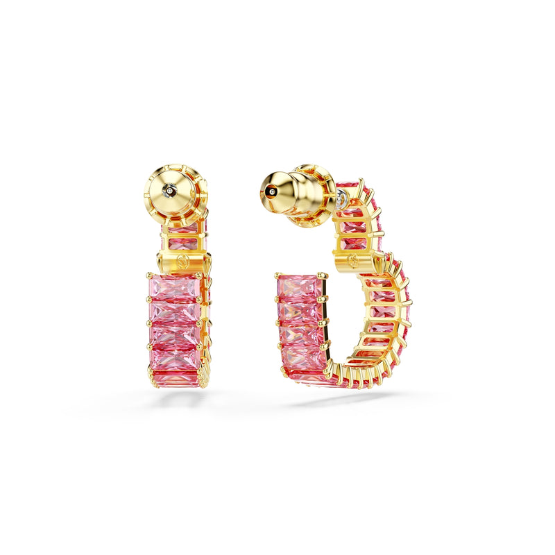Swarovski Matrix Gold Coloured Ear studs 5706340-zoom-