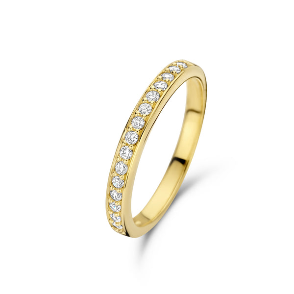 Parte Di Me Santa Maria della Base 925 sterling zilveren gold plated ring PDM33049