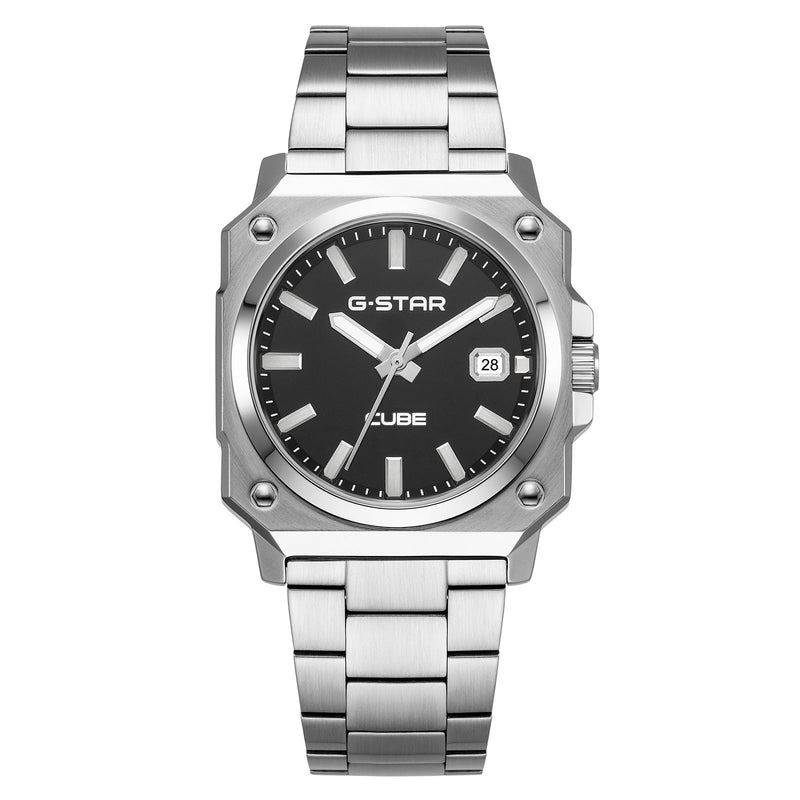 G-STAR Cube Zilverkleurig Herenhorloge GSW.508.05-zoom-