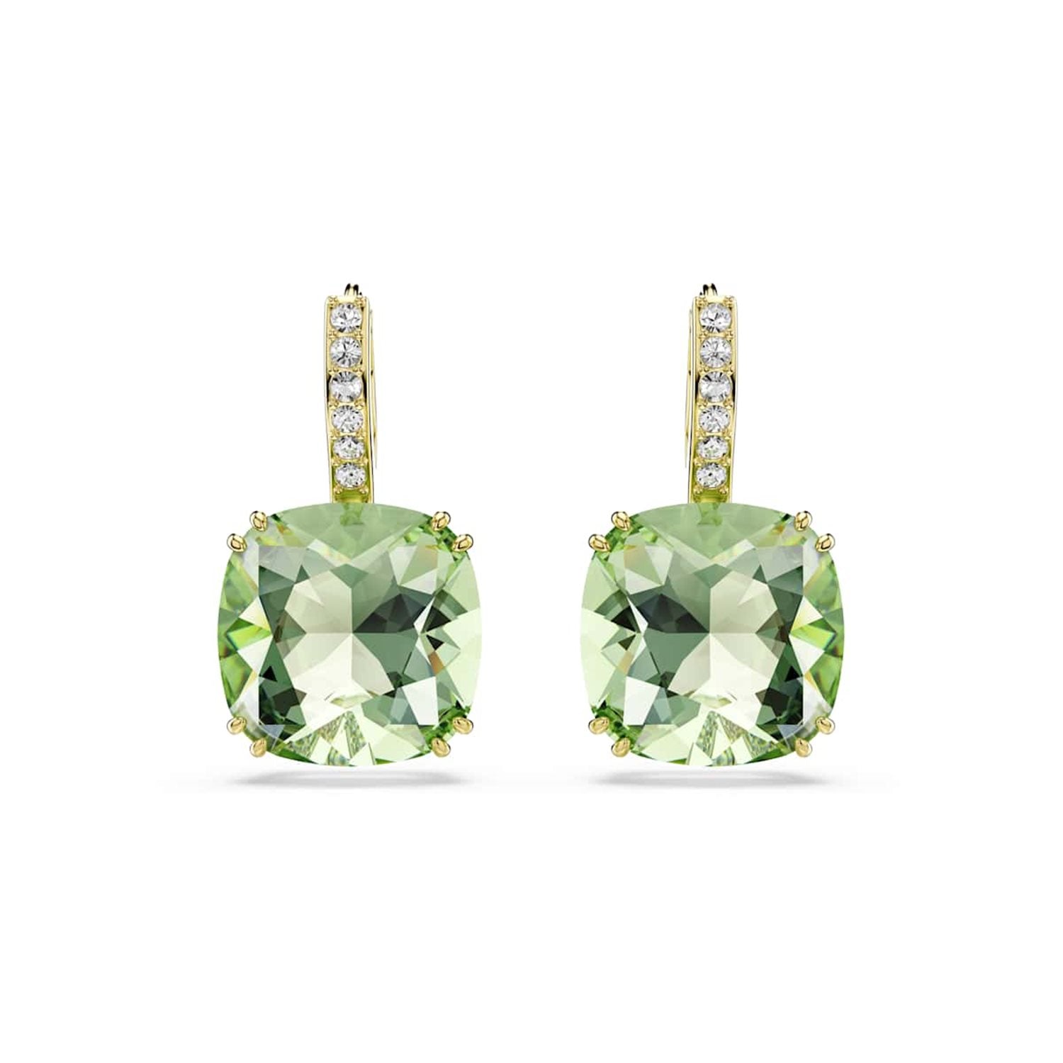 Swarovski Millenia Gold-Tone Earrings with Green Crystal 5764822