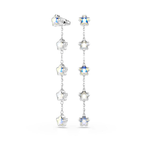 Swarovski Chroma Stars Zilverkleurige Oorbellen 5754184