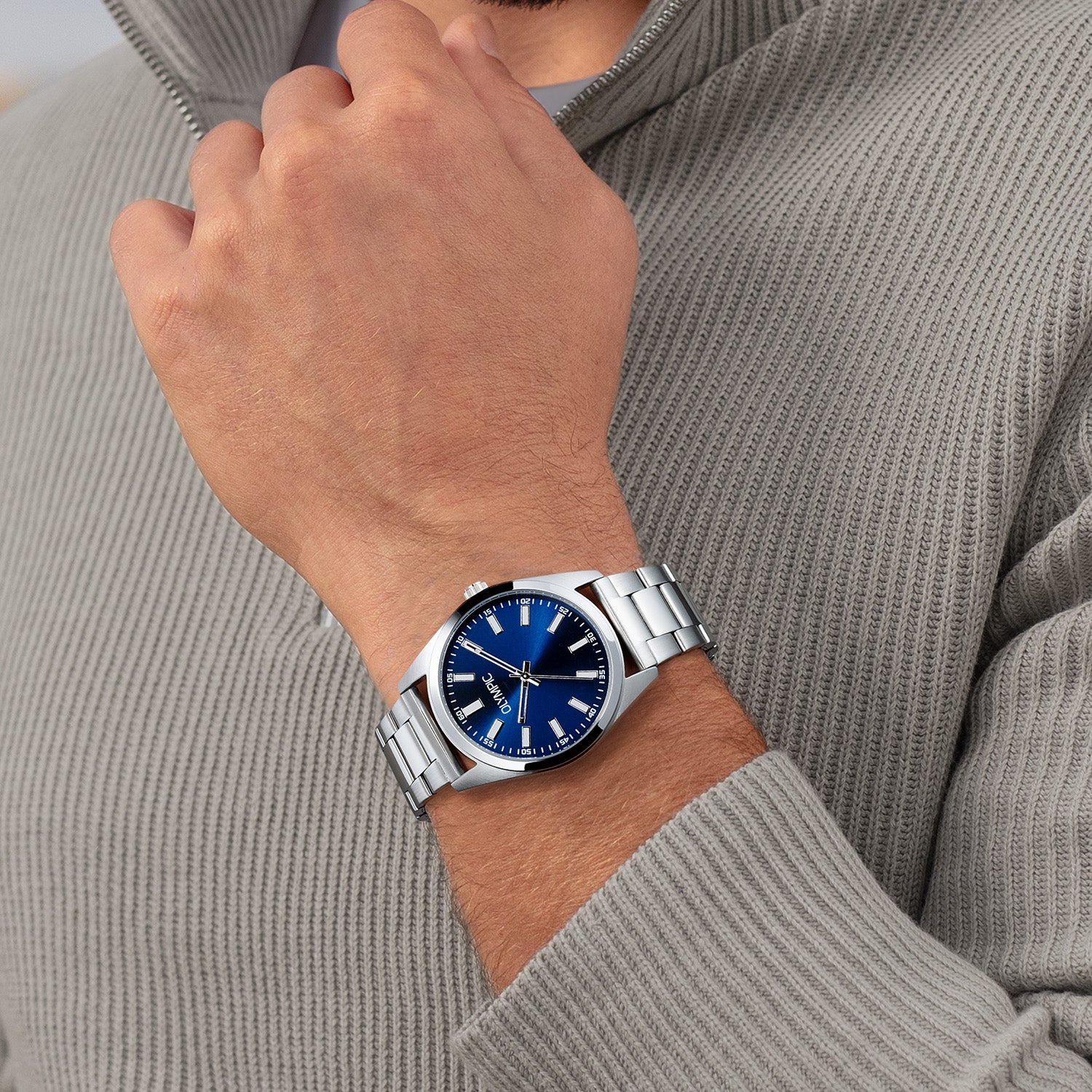 Olympic Marcel Blauw Heren Horloge 2002-OL89HSS080