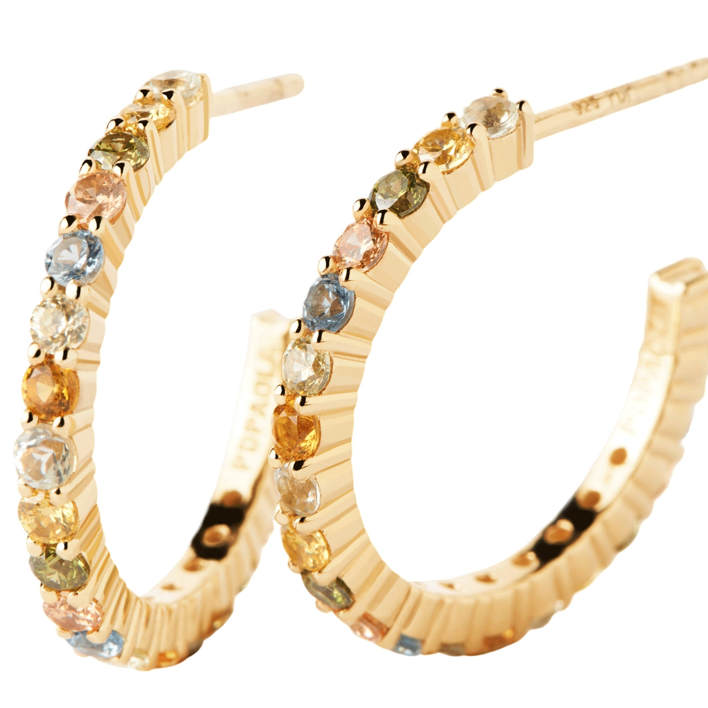 P D Paola Color 18 karat gold plated Earrings AR01-B96-U