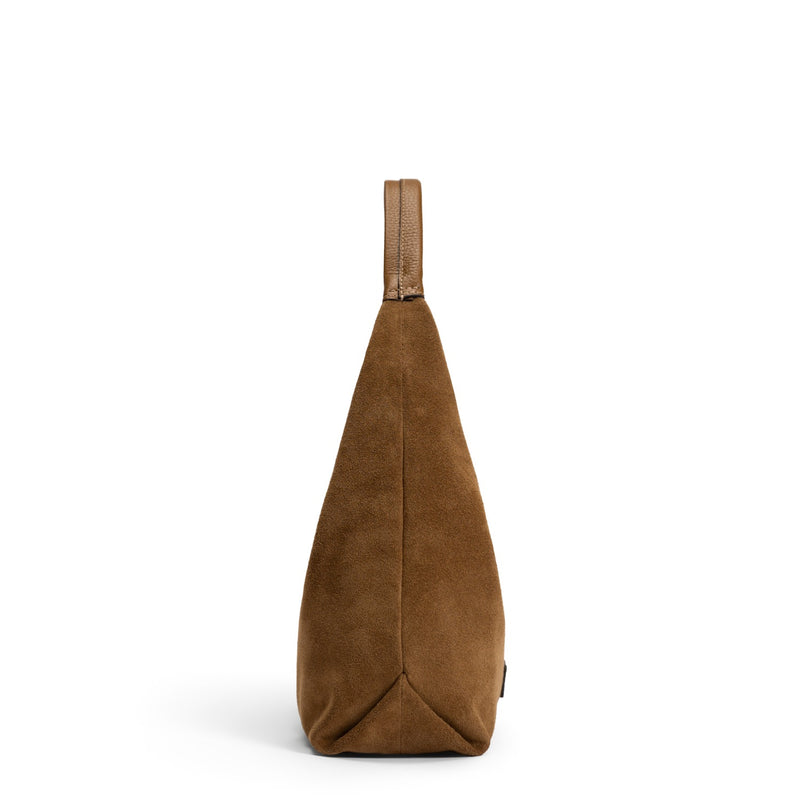 Isabel Bernard Honoré Grace mini bruine suède handtas IB21132-130-zoom-