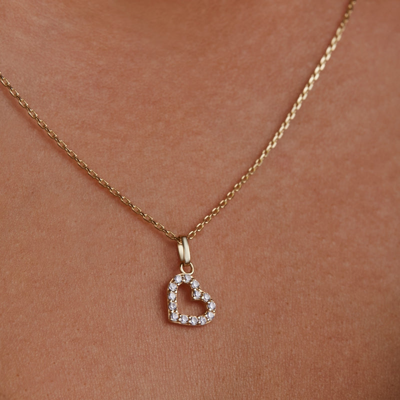 Beloro Jewels Monte Napoleone Valentina 9 karaat ketting met zirkonia BO340046-zoom-