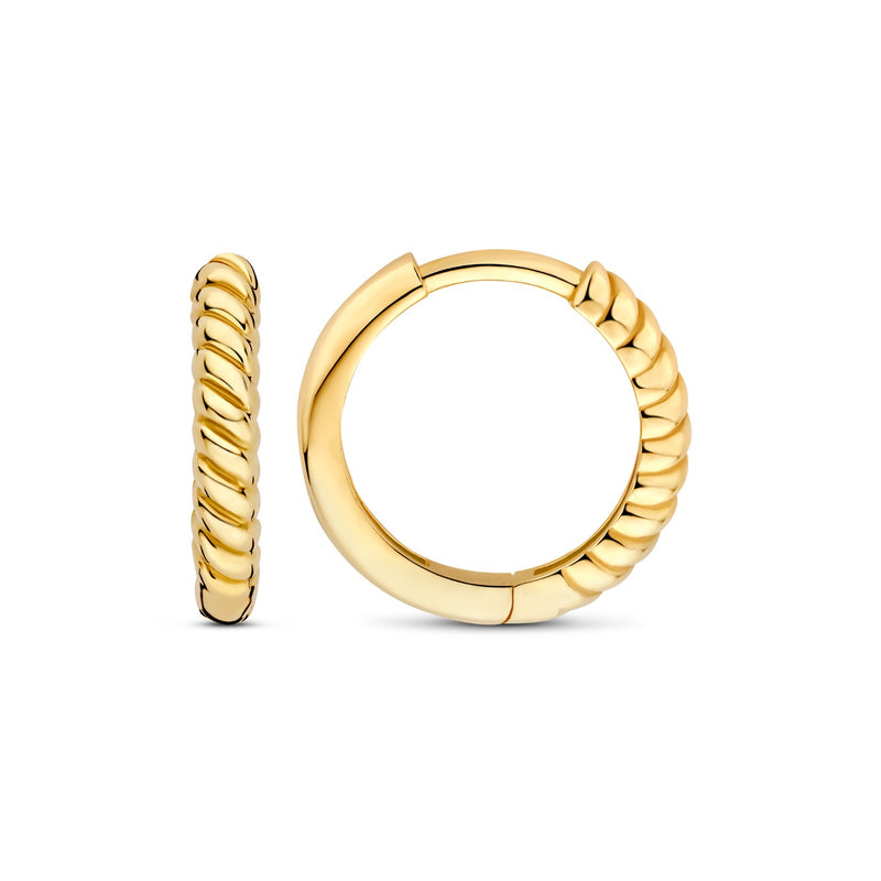 Beloro Jewels La Rinascente Fleur 9 karaat oorringen BO360105-zoom-