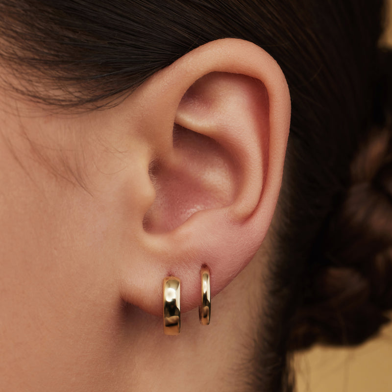 Isabel Bernard Rivoli Morgane 14 karaat gouden oorringen IB360141-zoom-