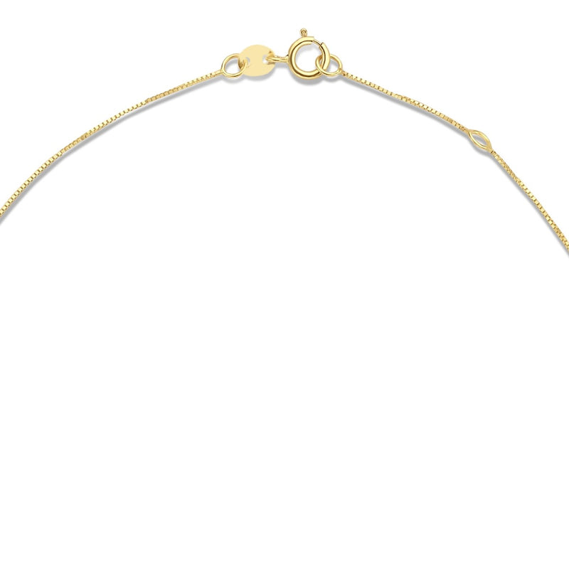 Isabel Bernard Rivoli Aélys 14 Karaat Gouden Ketting IB340137 (Lengte: 40.00-42.00 cm)-zoom-
