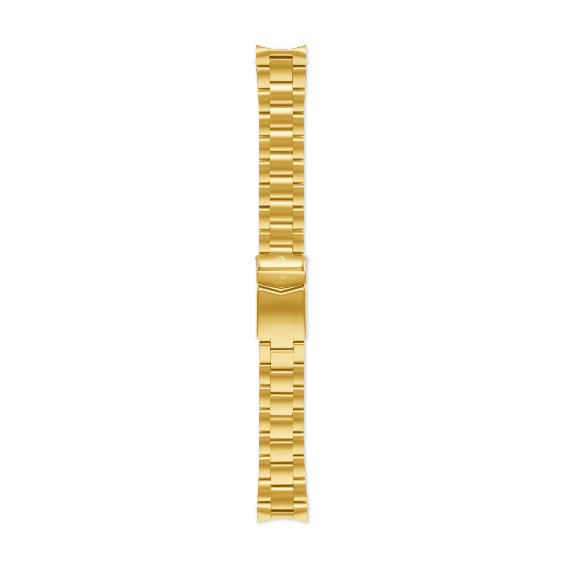 Sem Lewis Lundy Island Diver Strap 20mm Gold-coloured SL620015