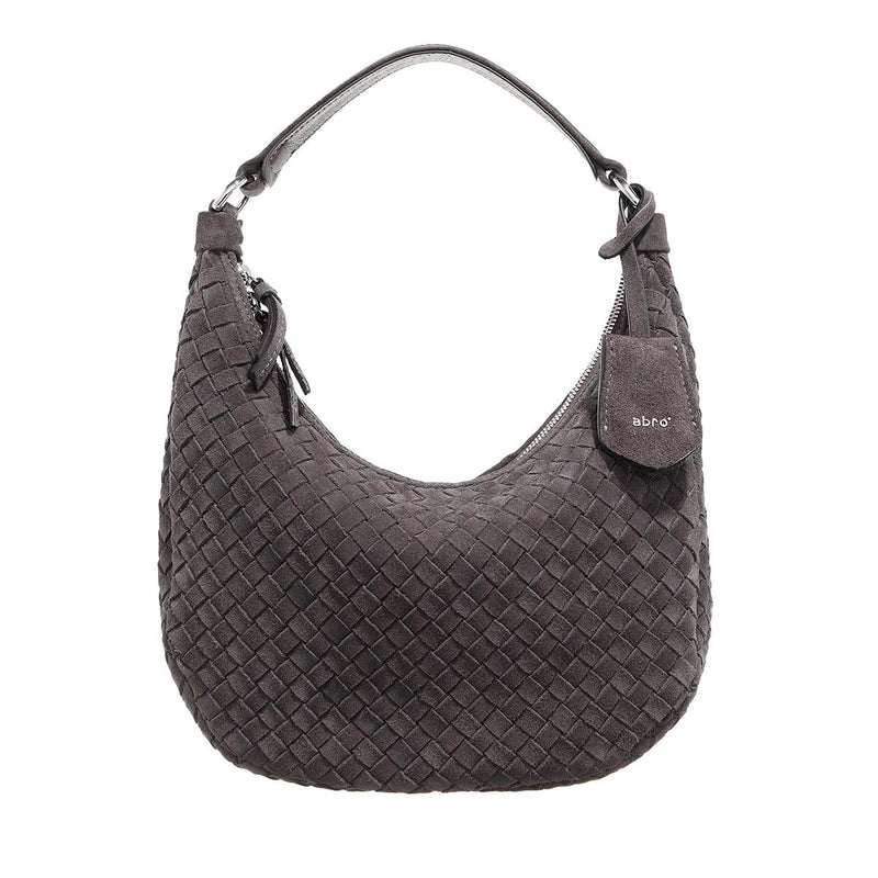 Abro Nana Grey Leather Hobo bag 2001-A0629116-zoom-