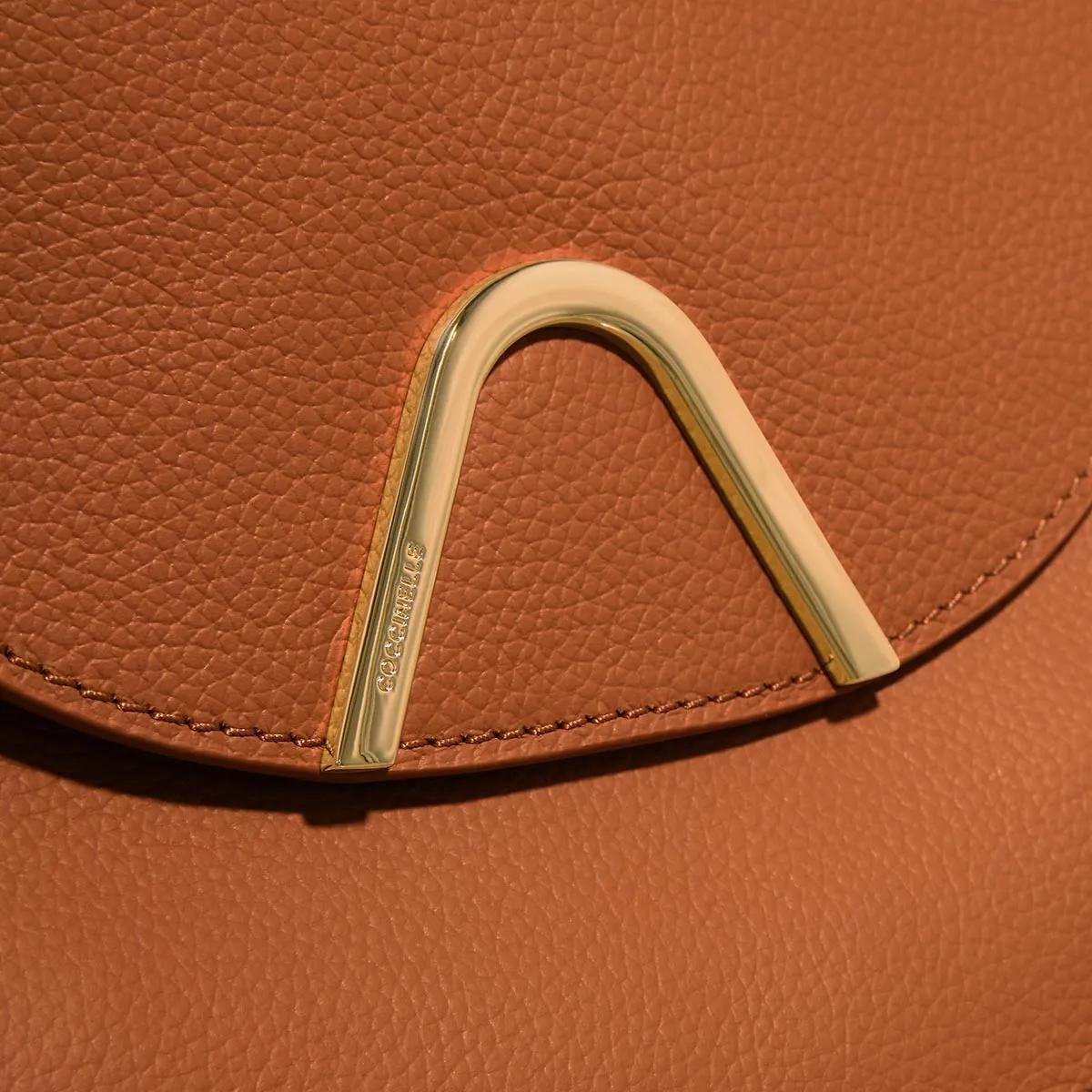 Coccinelle Cognac Leather Crossbody Bag E1QKF150101390