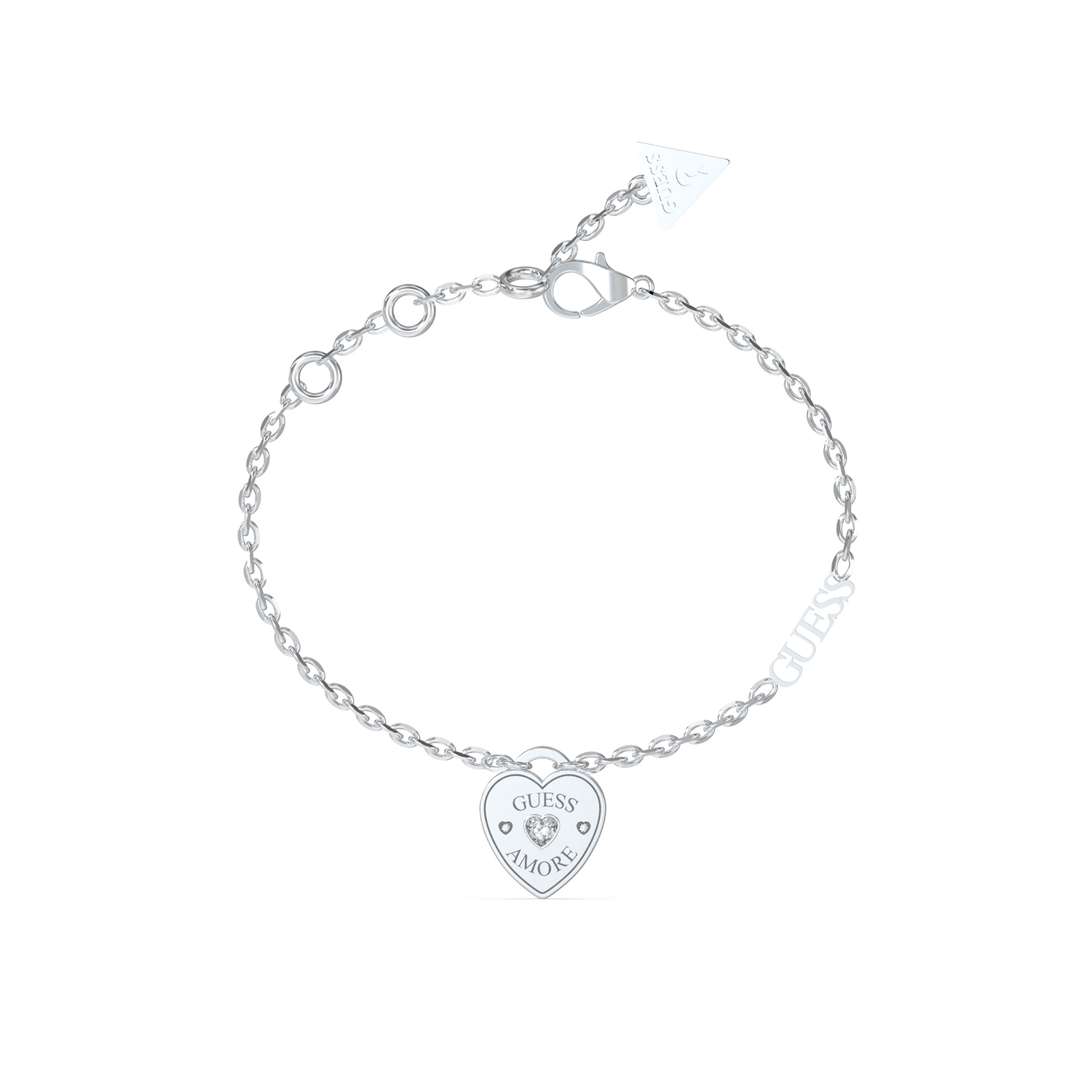 Guess Amore Silver Bracelet JUBB05057JWRHS