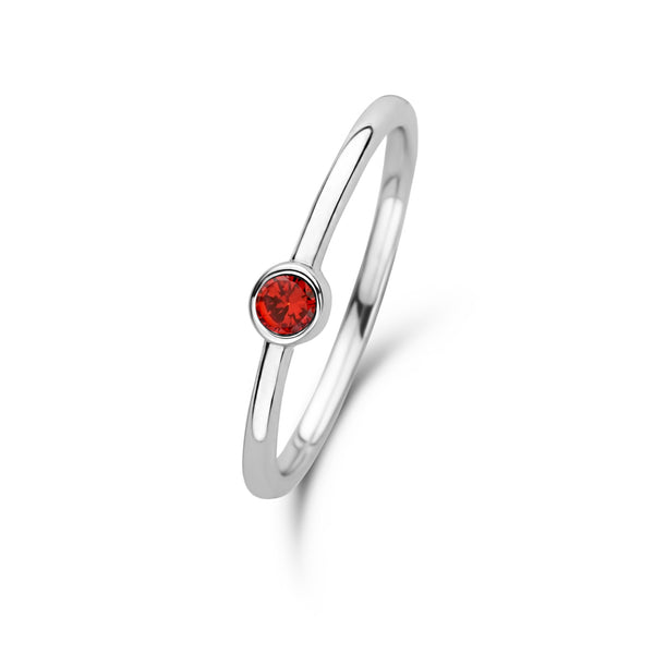 Violet Hamden Venus 925 Sterling Zilveren Ring met Geboortesteen VH330007JAN