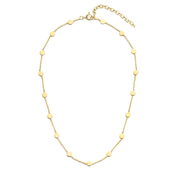 Violet Hamden Luna 925 Sterling Zilveren Gold Plated Choker met Munten VH15001